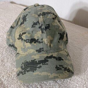 Blackstone Green Black Pixelated Camo Ripstop Hat